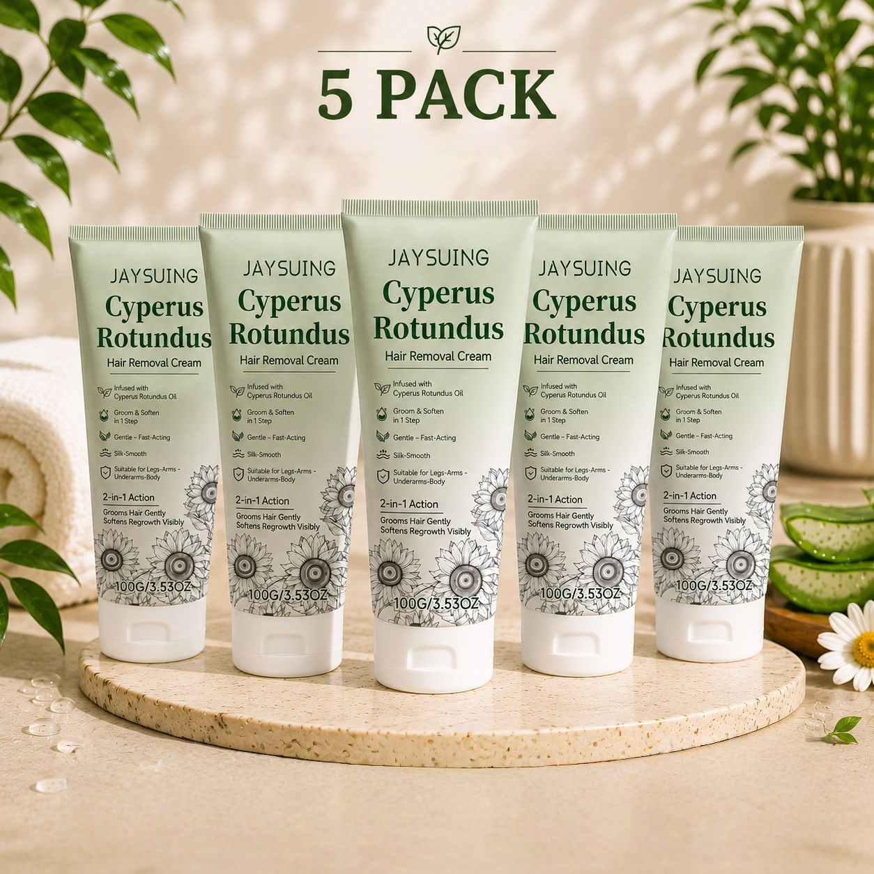 Gentle Hair Removal Cream | For Women & Men, Sensitive Skin-Q1