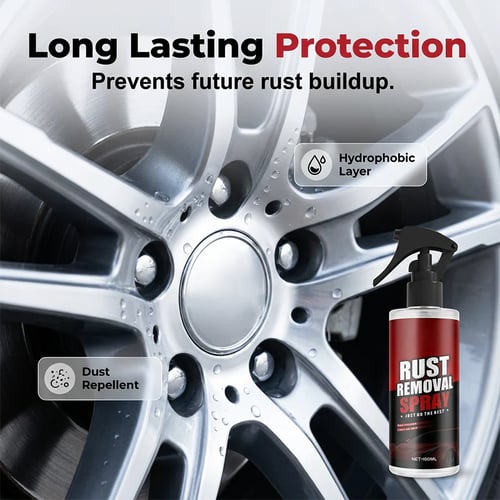 Wheel Rust Remover and Cleaner Spray-QO