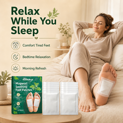 🦶Mugwort Soothing Foot Patches – Overnight Foot Comfort & Deep Sleep Relaxation - DW