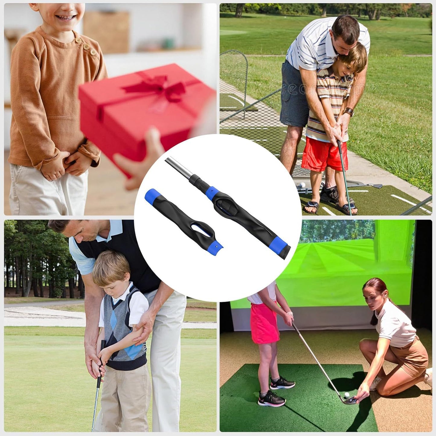 Golf ⛳ Grip Trainer ✨ – Swing Training Aid 🏌️ for Better Hand Position & Consistent Practice 💪-QR
