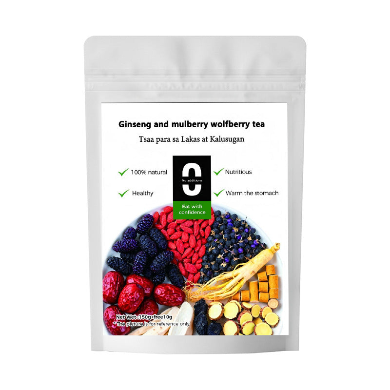 🏆 Vitality Ginseng Mulberry Wolfberry Herbal Tea 🍵 Natural Daily Wellness & Energy Support-FX