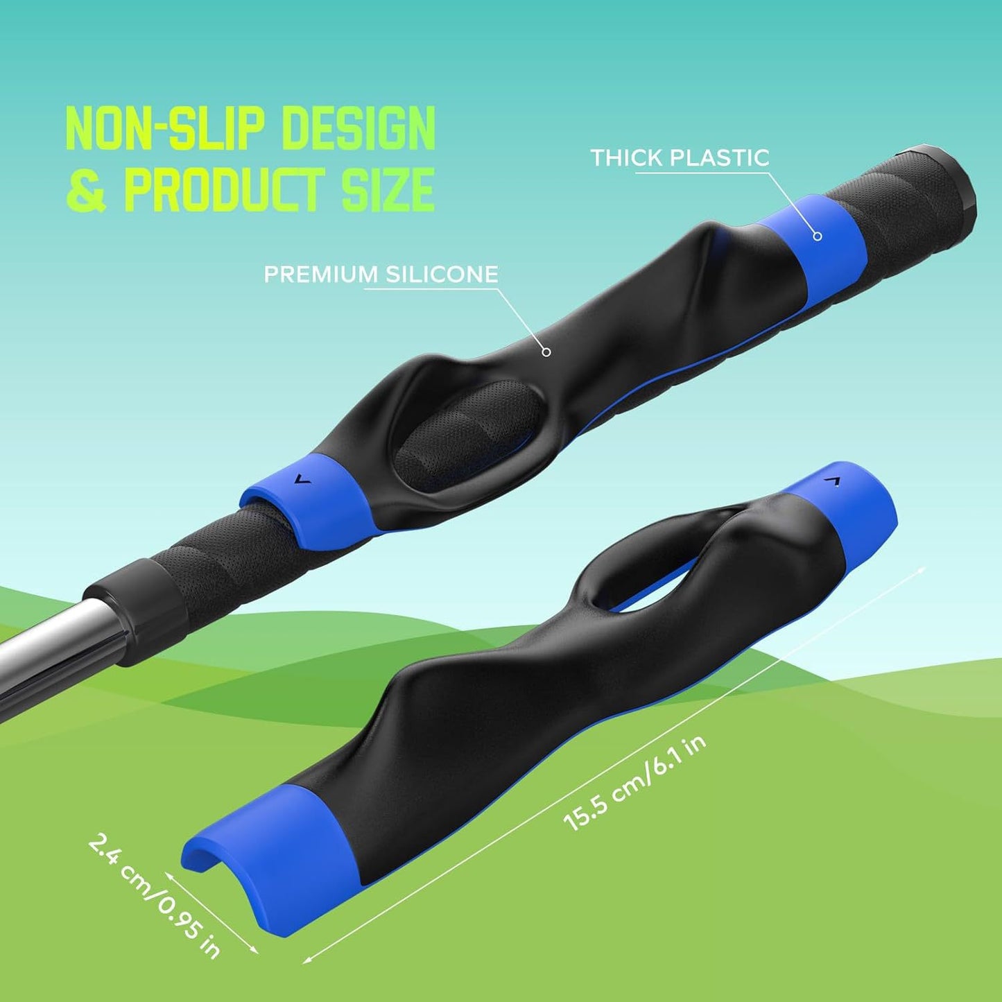 Golf ⛳ Grip Trainer ✨ – Swing Training Aid 🏌️ for Better Hand Position & Consistent Practice 💪-QR