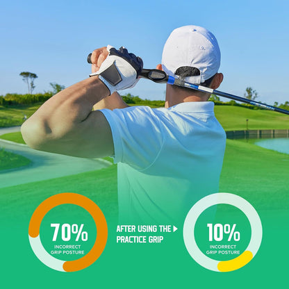 Golf ⛳ Grip Trainer ✨ – Swing Training Aid 🏌️ for Better Hand Position & Consistent Practice 💪-QR