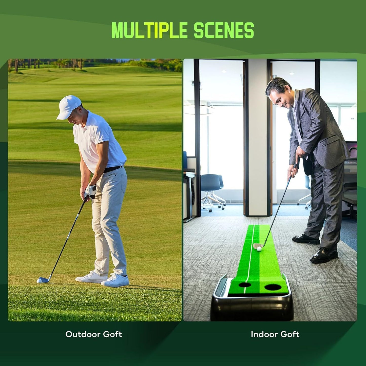 Golf ⛳ Grip Trainer ✨ – Swing Training Aid 🏌️ for Better Hand Position & Consistent Practice 💪-QR
