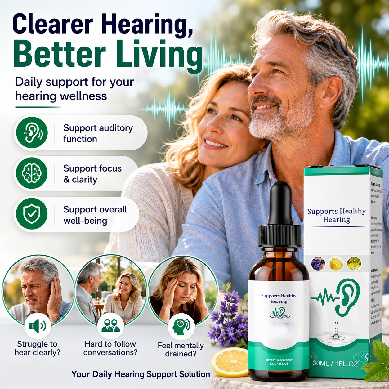 Healthy Hearing 👂✨ Support Formula 🌿 – Natural Daily Wellness 💖 for Everyday Ear Care-QR