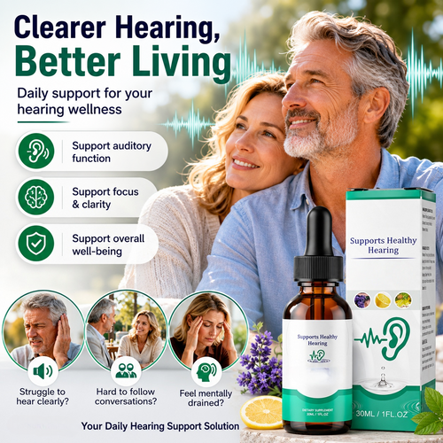 Healthy Hearing 👂✨ Support Formula 🌿 – Natural Daily Wellness 💖 for Everyday Ear Care-QR