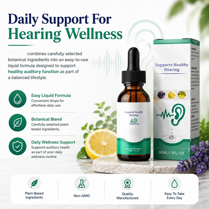 Healthy Hearing 👂✨ Support Formula 🌿 – Natural Daily Wellness 💖 for Everyday Ear Care-QR