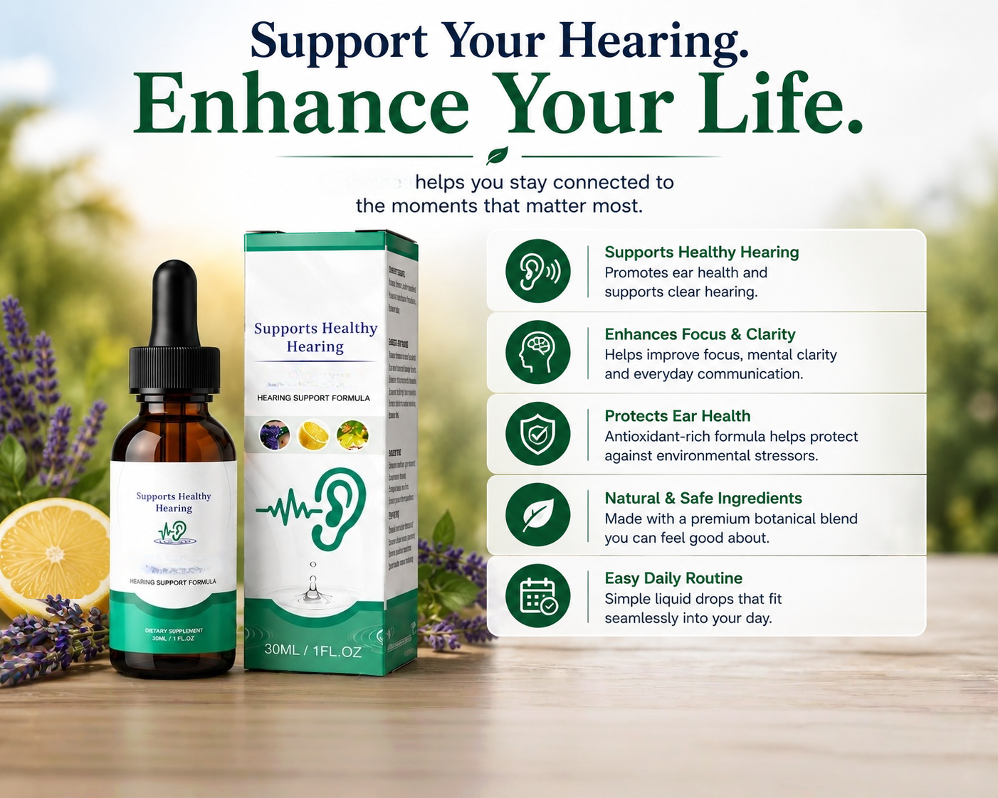 Healthy Hearing 👂✨ Support Formula 🌿 – Natural Daily Wellness 💖 for Everyday Ear Care-QR