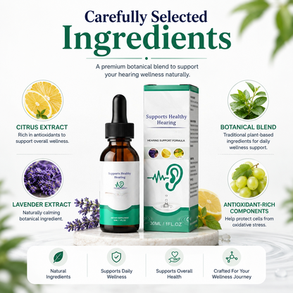 Healthy Hearing 👂✨ Support Formula 🌿 – Natural Daily Wellness 💖 for Everyday Ear Care-QR