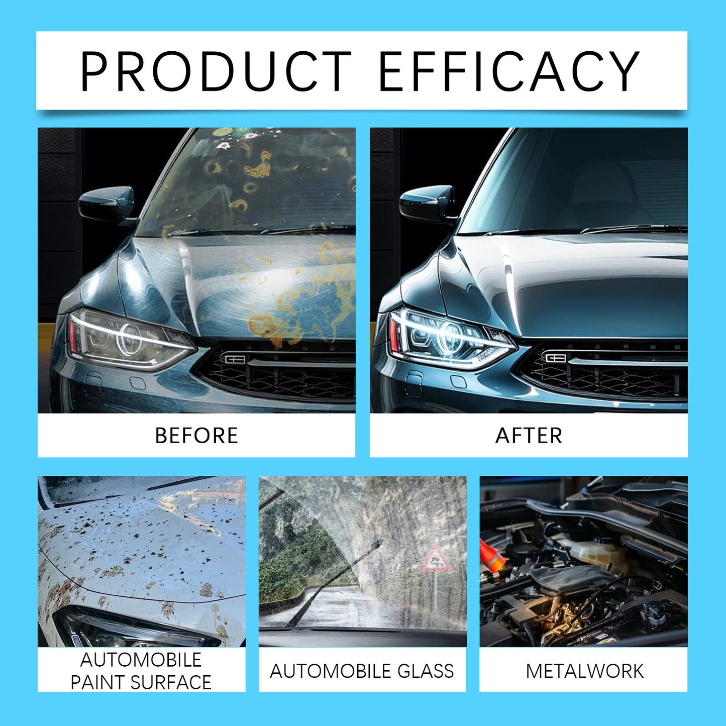 🔥LAST DAY - 49% OFF 🔥✨ | 💧Heavy Duty Hard Water Stain Remover for Car Paint, Glass & Metal-DW