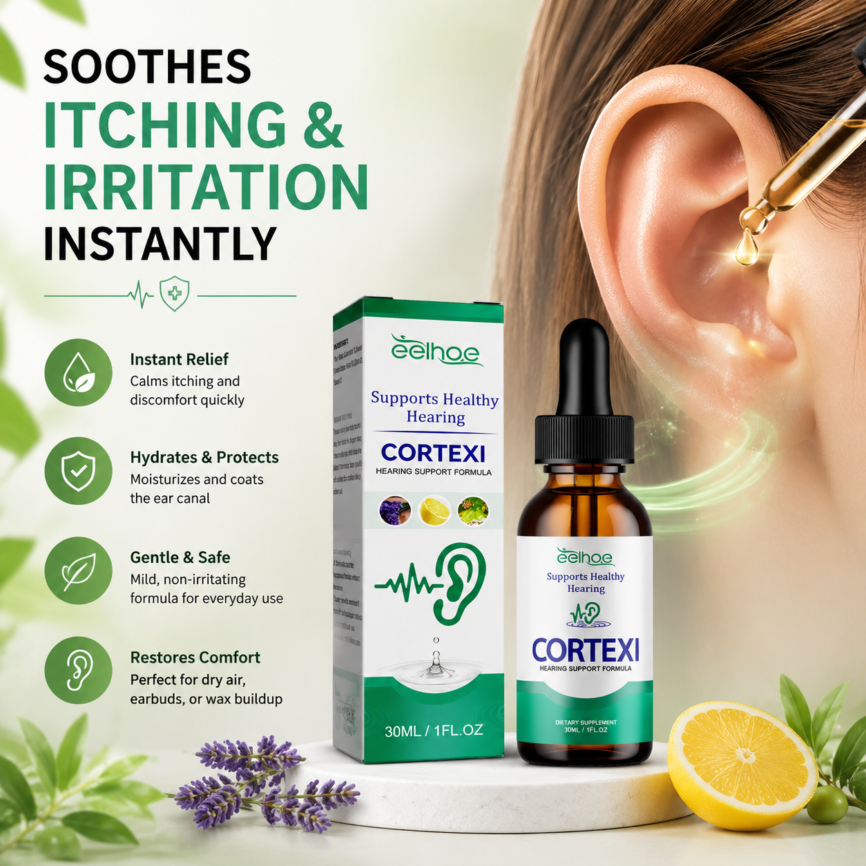 👂 Ear Drops for Tinnitus Relief & Earwax Cleaning-Q1