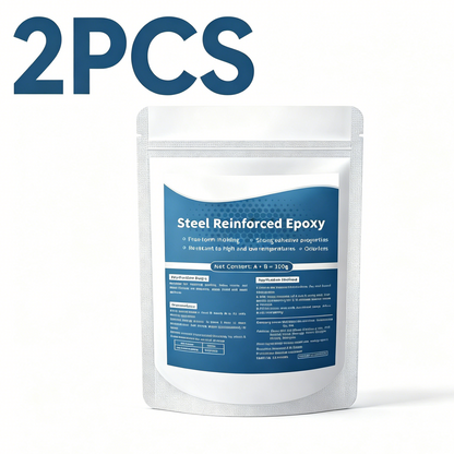 Steel Reinforced Epoxy Clay – Strong Adhesion, Free‑Form Molding, Permanent Repair-QE
