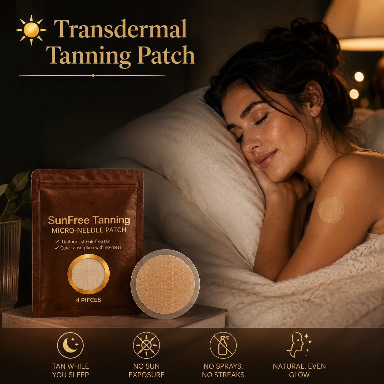☀️  Tan While You Sleep — No Sun, No Sprays, No Streaks-Q1