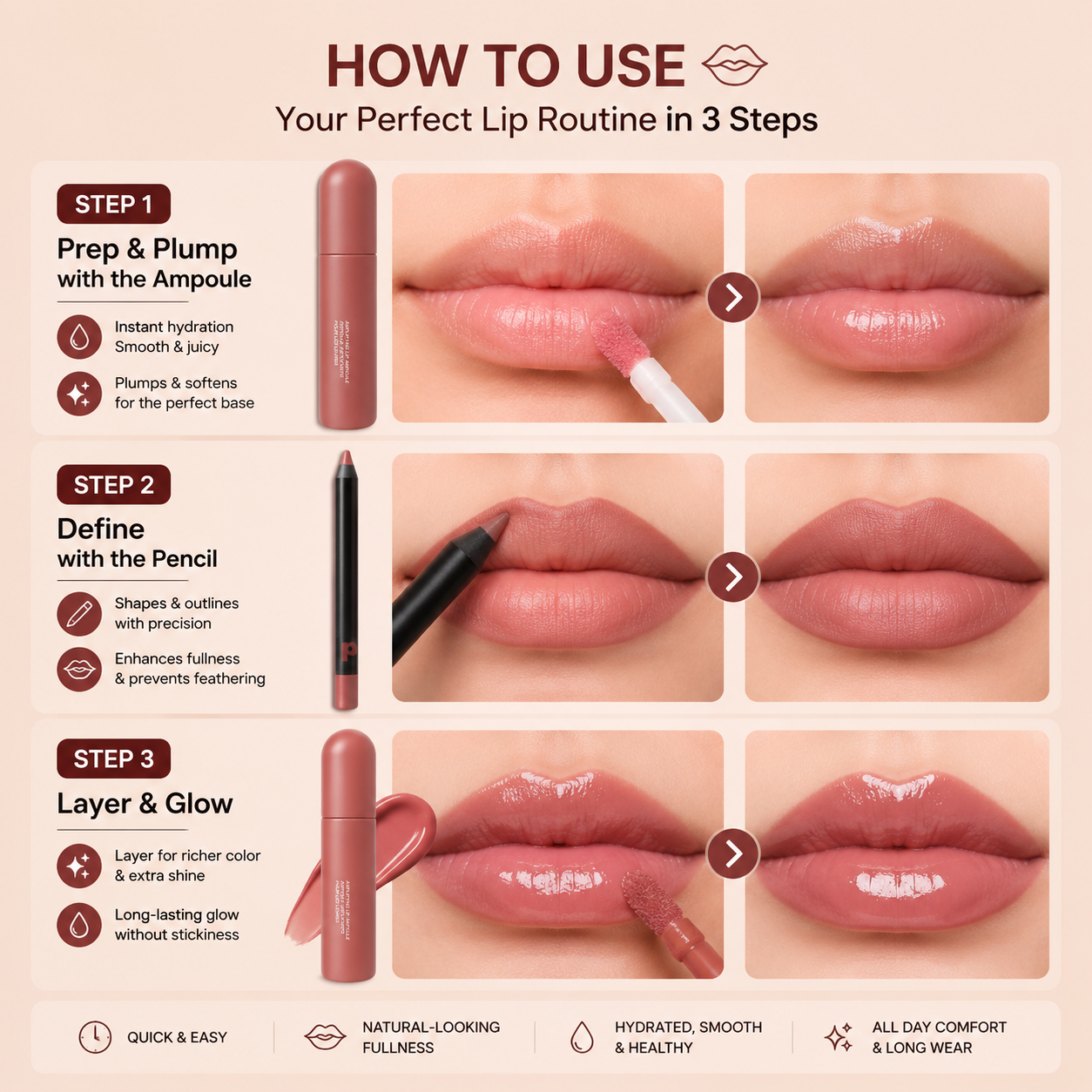 💋 Ampoule + Pencil. The Only Lip Duo You’ll Ever Need-Q1