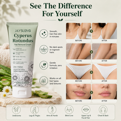 Gentle Hair Removal Cream | For Women & Men, Sensitive Skin-Q1