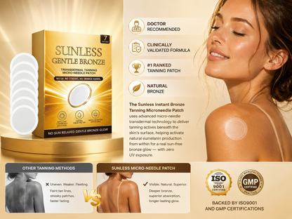 ☀️ 𝐒𝐮𝐧𝐥𝐞𝐬𝐬 𝐈𝐧𝐬𝐭𝐚𝐧𝐭 𝐁𝐫𝐨𝐧𝐳𝐞 𝐓𝐚𝐧𝐧𝐢𝐧𝐠 𝐌𝐢𝐜𝐫𝐨𝐧𝐞𝐞𝐝𝐥𝐞 𝐏𝐚𝐭𝐜𝐡 🇺🇸) 𝐕𝐢𝐬𝐢𝐛𝐥𝐞 𝐁𝐫𝐨𝐧𝐳𝐞 𝐆𝐥𝐨𝐰 𝐢𝐧 𝟕 𝐃𝐚𝐲𝐬-Q1