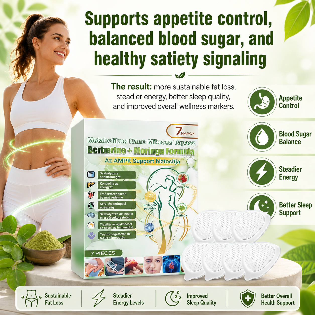 🔥 Metabolic Nano Patch – Once-Daily Support for Cravings, Energy & Body Balance- DW