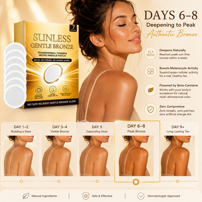 ☀️ 𝐒𝐮𝐧𝐥𝐞𝐬𝐬 𝐈𝐧𝐬𝐭𝐚𝐧𝐭 𝐁𝐫𝐨𝐧𝐳𝐞 𝐓𝐚𝐧𝐧𝐢𝐧𝐠 𝐌𝐢𝐜𝐫𝐨𝐧𝐞𝐞𝐝𝐥𝐞 𝐏𝐚𝐭𝐜𝐡 🇺🇸) 𝐕𝐢𝐬𝐢𝐛𝐥𝐞 𝐁𝐫𝐨𝐧𝐳𝐞 𝐆𝐥𝐨𝐰 𝐢𝐧 𝟕 𝐃𝐚𝐲𝐬-Q1