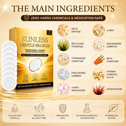 ☀️ 𝐒𝐮𝐧𝐥𝐞𝐬𝐬 𝐈𝐧𝐬𝐭𝐚𝐧𝐭 𝐁𝐫𝐨𝐧𝐳𝐞 𝐓𝐚𝐧𝐧𝐢𝐧𝐠 𝐌𝐢𝐜𝐫𝐨𝐧𝐞𝐞𝐝𝐥𝐞 𝐏𝐚𝐭𝐜𝐡 🇺🇸) 𝐕𝐢𝐬𝐢𝐛𝐥𝐞 𝐁𝐫𝐨𝐧𝐳𝐞 𝐆𝐥𝐨𝐰 𝐢𝐧 𝟕 𝐃𝐚𝐲𝐬-Q1
