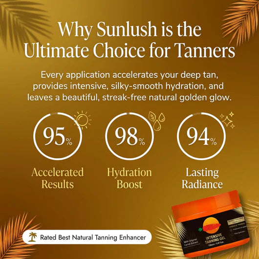 🥕 Carrot Glow Intense Tanning Gel – Natural Tan Accelerator with Carrot Oil & Coconut Oil -DW
