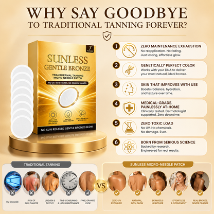 ☀️ 𝐒𝐮𝐧𝐥𝐞𝐬𝐬 𝐈𝐧𝐬𝐭𝐚𝐧𝐭 𝐁𝐫𝐨𝐧𝐳𝐞 𝐓𝐚𝐧𝐧𝐢𝐧𝐠 𝐌𝐢𝐜𝐫𝐨𝐧𝐞𝐞𝐝𝐥𝐞 𝐏𝐚𝐭𝐜𝐡 🇺🇸) 𝐕𝐢𝐬𝐢𝐛𝐥𝐞 𝐁𝐫𝐨𝐧𝐳𝐞 𝐆𝐥𝐨𝐰 𝐢𝐧 𝟕 𝐃𝐚𝐲𝐬-Q1
