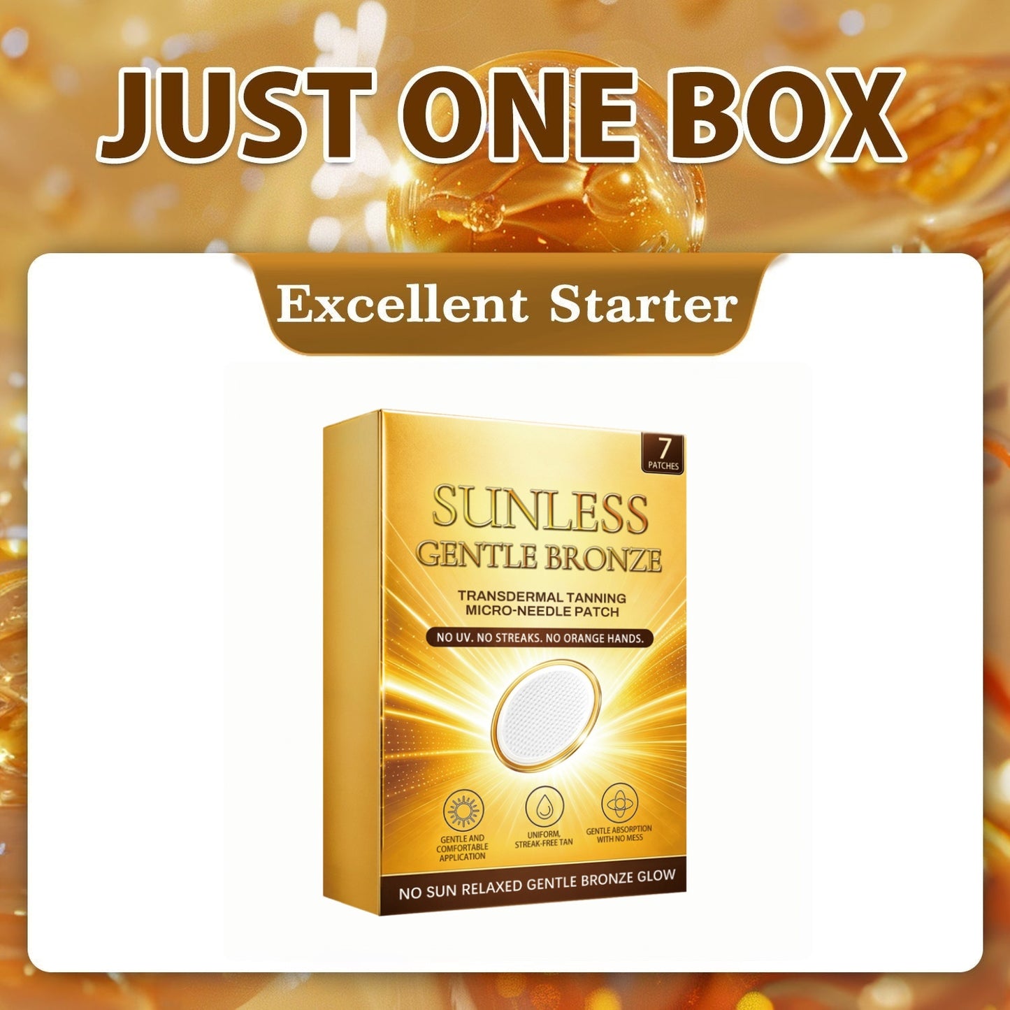 ☀️ 𝐒𝐮𝐧𝐥𝐞𝐬𝐬 𝐈𝐧𝐬𝐭𝐚𝐧𝐭 𝐁𝐫𝐨𝐧𝐳𝐞 𝐓𝐚𝐧𝐧𝐢𝐧𝐠 𝐌𝐢𝐜𝐫𝐨𝐧𝐞𝐞𝐝𝐥𝐞 𝐏𝐚𝐭𝐜𝐡 🇺🇸) 𝐕𝐢𝐬𝐢𝐛𝐥𝐞 𝐁𝐫𝐨𝐧𝐳𝐞 𝐆𝐥𝐨𝐰 𝐢𝐧 𝟕 𝐃𝐚𝐲𝐬-Q1