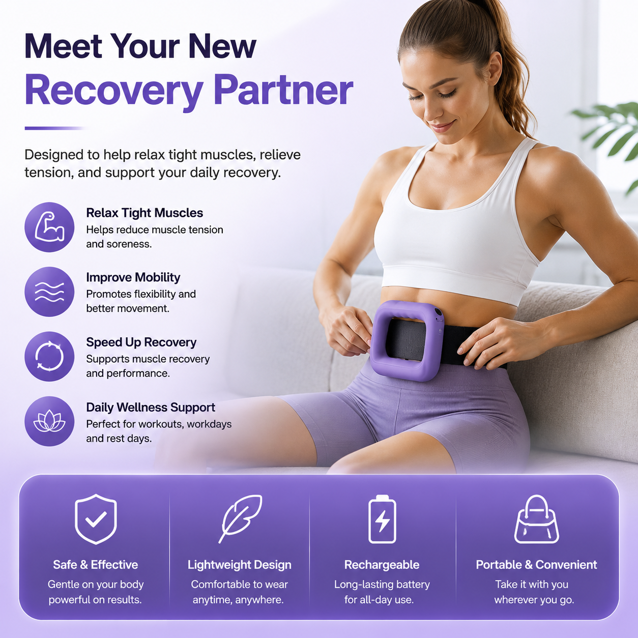 Multifunctional ✨ Full-Body Fascia Ring 💪 – Deep Tissue Massage 🌿 & Muscle Relaxation Tool 💆‍♀️-QR