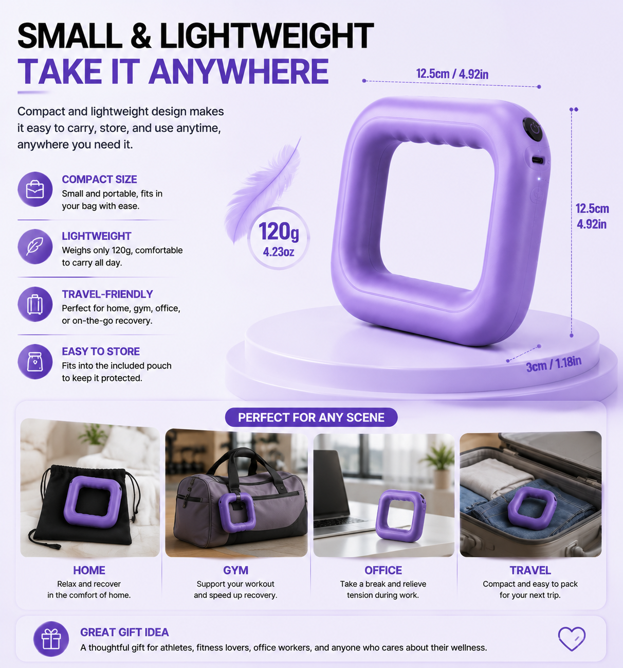 Multifunctional ✨ Full-Body Fascia Ring 💪 – Deep Tissue Massage 🌿 & Muscle Relaxation Tool 💆‍♀️-QR