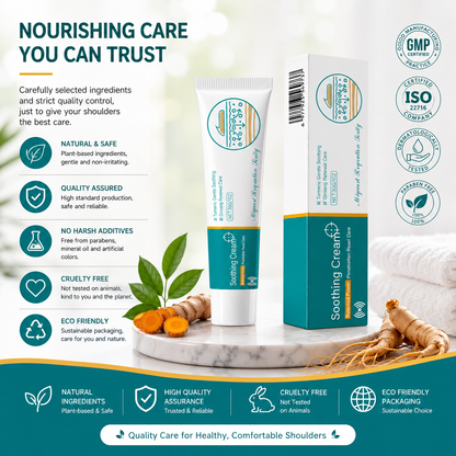 SHOULDER 🌿 Soothing Cream ✨ – Comforting Massage Cream 💆‍♀️ for Daily Relaxation 💖 & Self-Care-QR