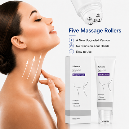 Instant Neck Lift ✨ Cream 🧴 – Retinol 🌿 & Hyaluronic Acid 💧 Formula for Smoother-Looking Neck Skin-QR