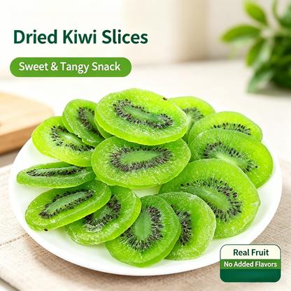 🥝 Vitamin C-Rich Dried Kiwi Slices – High-Fiber Slim Snack for Digestion, Craving Control & Daily Wellness-DW