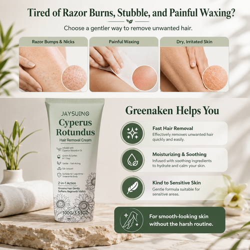 Gentle Hair Removal Cream | For Women & Men, Sensitive Skin-Q1
