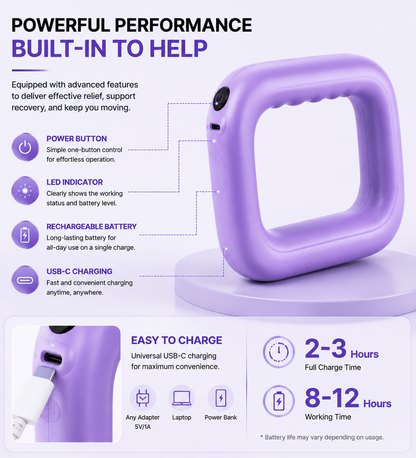 Multifunctional ✨ Full-Body Fascia Ring 💪 – Deep Tissue Massage 🌿 & Muscle Relaxation Tool 💆‍♀️-QR