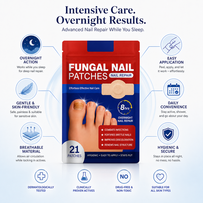 Nail Repair 💅 Patches ✨ –Help protect and reinforce damaged nails with easy-to-use repair patches-QR