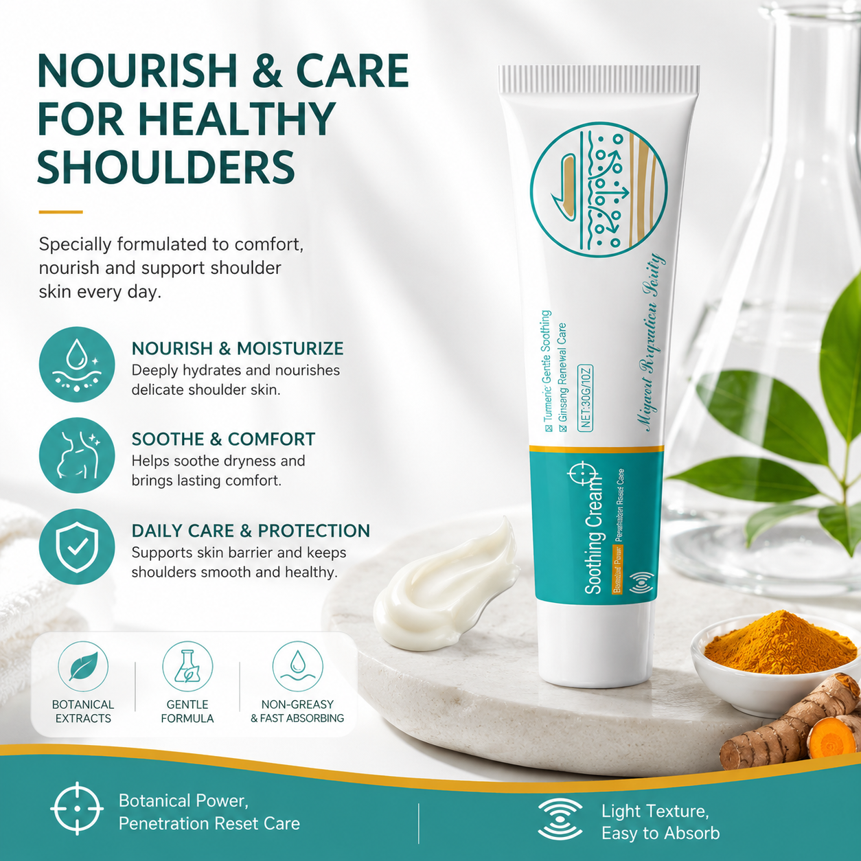 SHOULDER 🌿 Soothing Cream ✨ – Comforting Massage Cream 💆‍♀️ for Daily Relaxation 💖 & Self-Care-QR