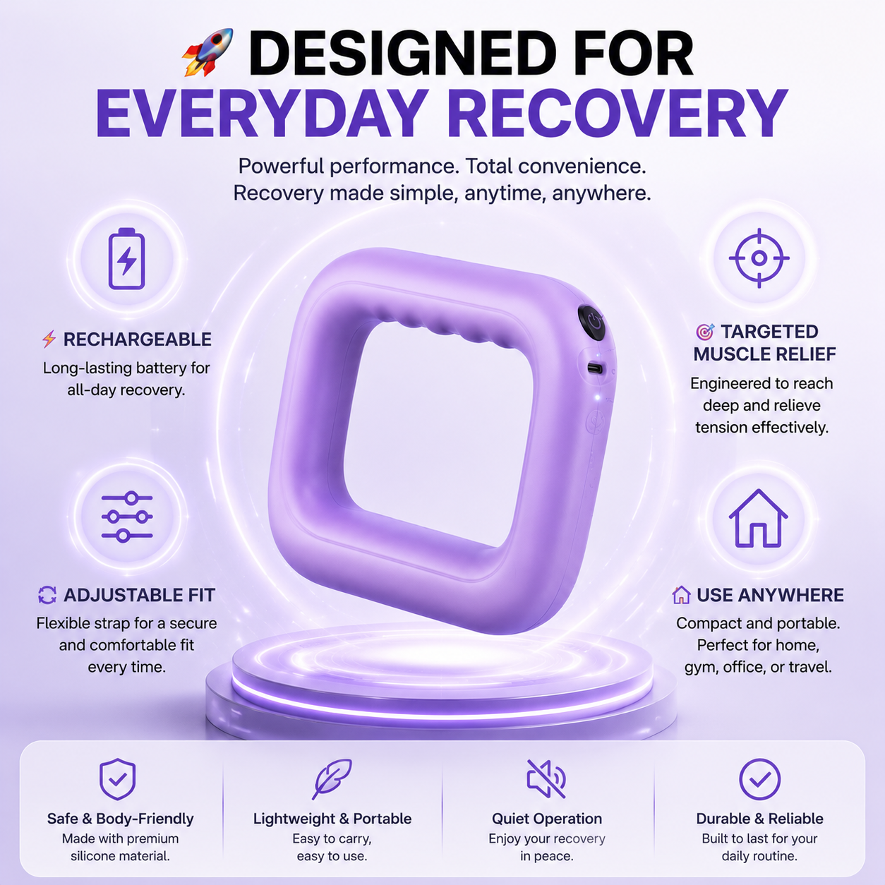 Multifunctional ✨ Full-Body Fascia Ring 💪 – Deep Tissue Massage 🌿 & Muscle Relaxation Tool 💆‍♀️-QR