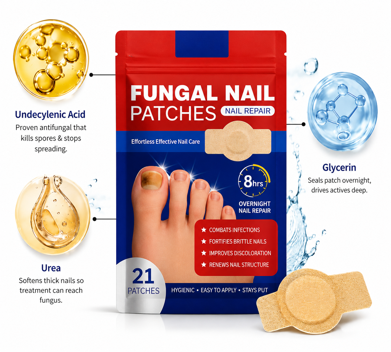 Nail Repair 💅 Patches ✨ –Help protect and reinforce damaged nails with easy-to-use repair patches-QR