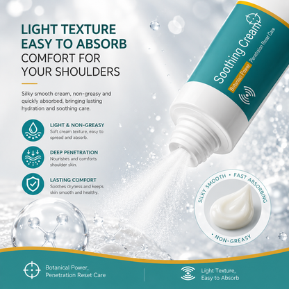 SHOULDER 🌿 Soothing Cream ✨ – Comforting Massage Cream 💆‍♀️ for Daily Relaxation 💖 & Self-Care-QR