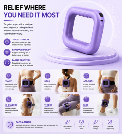Multifunctional ✨ Full-Body Fascia Ring 💪 – Deep Tissue Massage 🌿 & Muscle Relaxation Tool 💆‍♀️-QR