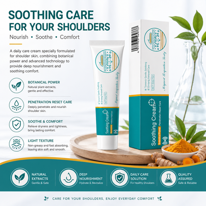 SHOULDER 🌿 Soothing Cream ✨ – Comforting Massage Cream 💆‍♀️ for Daily Relaxation 💖 & Self-Care-QR