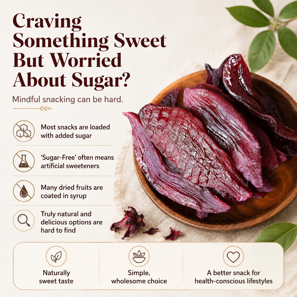 🍠 Natural Purple Sweet Potato —9X Steamed & Sun-Dried, No Sugar Added, Soft, Sweet & Diabetic-Friendly-Q1