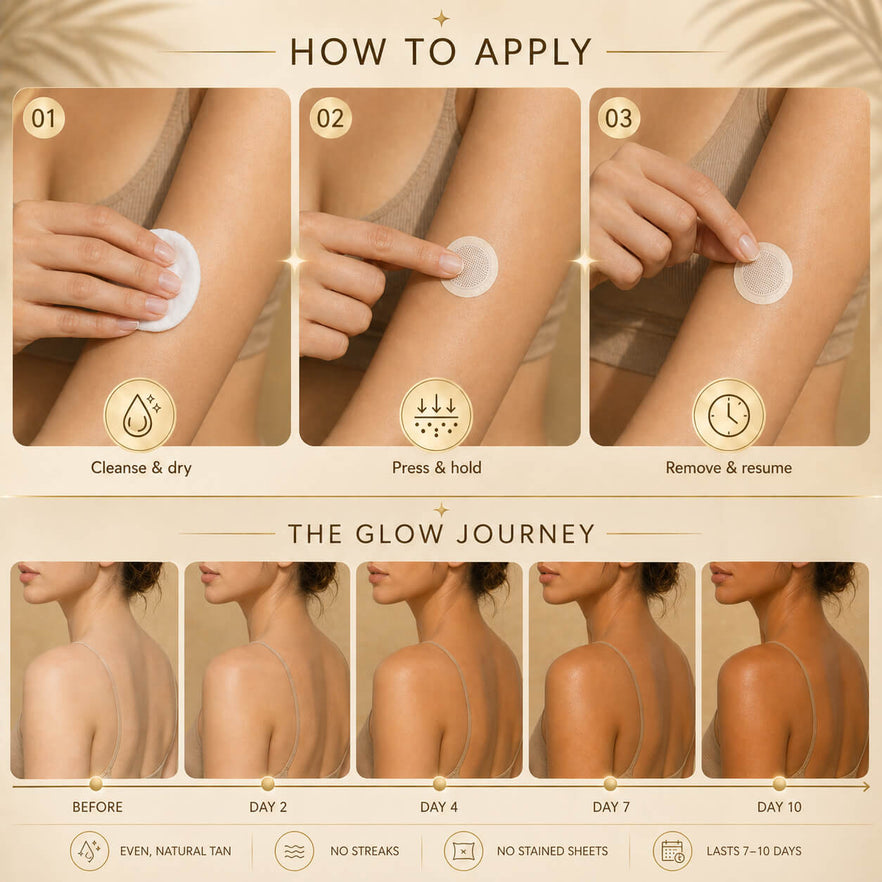 TANNING ✨ Microneedle Patches 🌞 – Innovative Glow-Enhancing Care 💖 for a Sun-Kissed Look-QR