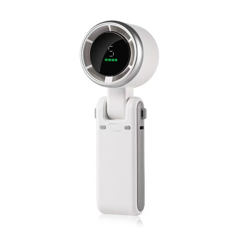 🌪️ Portable High-Speed Handheld Fan with Ice Cooler – ❄️Ultra Powerful Rechargeable Cooling Fan for Instant Summer Relief -FX