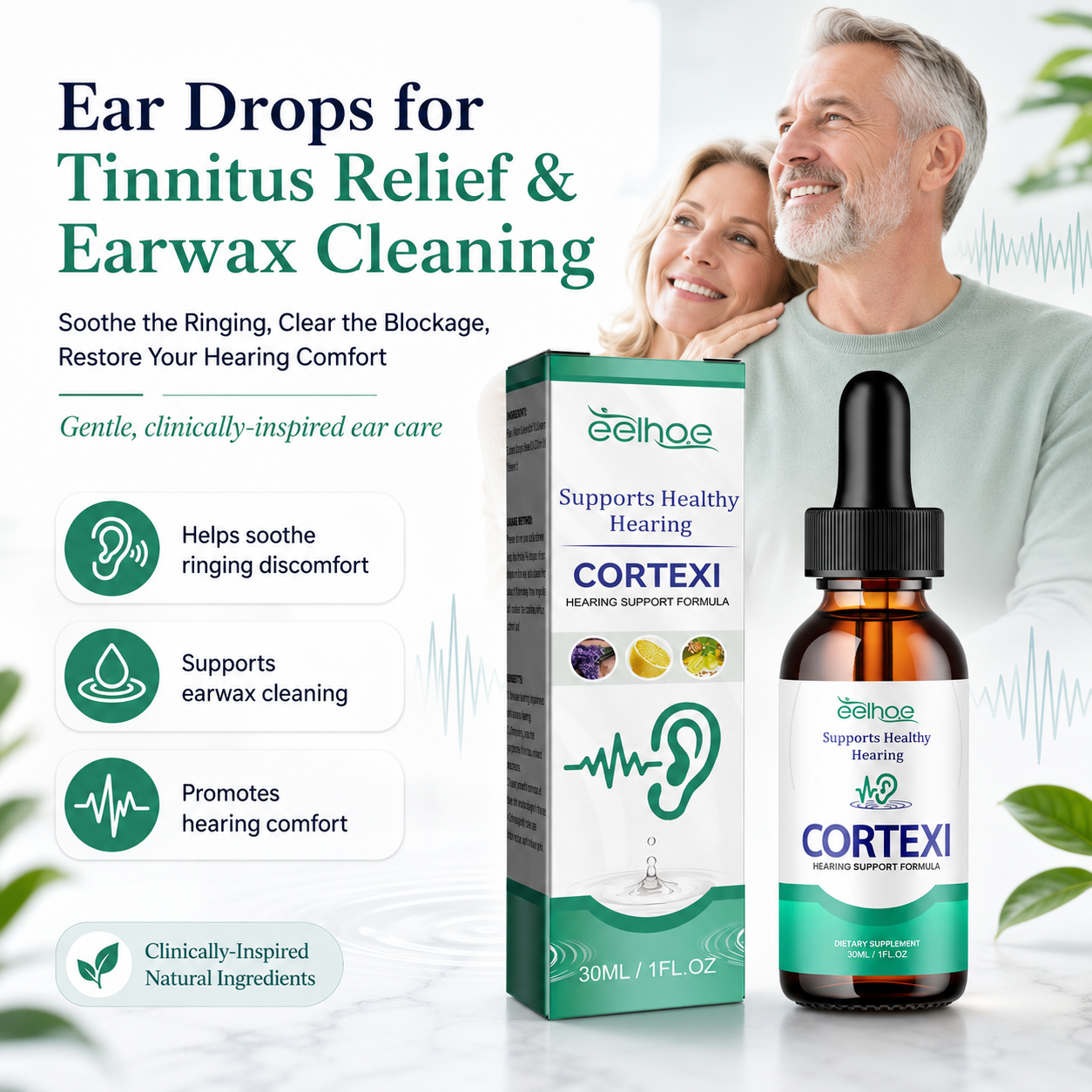 👂 Ear Drops for Tinnitus Relief & Earwax Cleaning-Q1