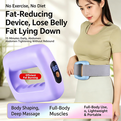 💪🌀 VibraSlim Fascia Massager – 5‑Speed Vibration Fitness Ring for Deep Muscle Relaxation, Portable Whole Body Massager -DW