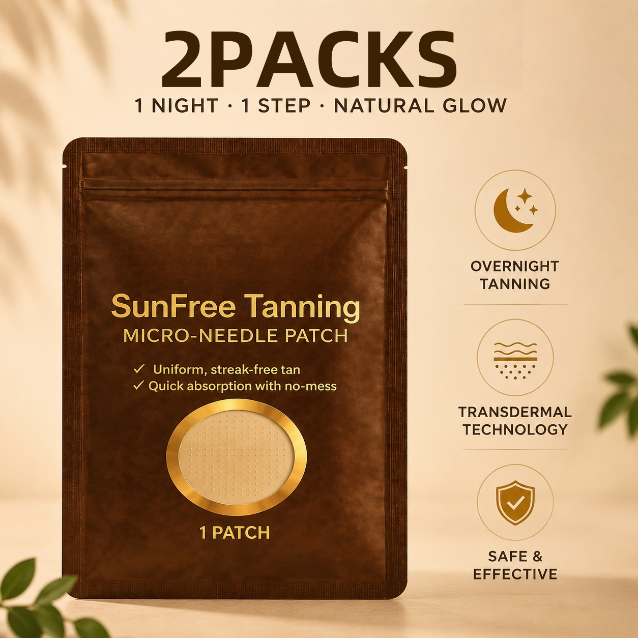 ☀️  Tan While You Sleep — No Sun, No Sprays, No Streaks-Q1