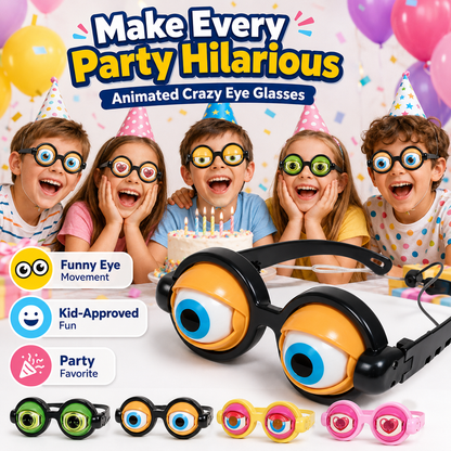 😎🎉 Funny Goofy Party Glasses – Creative Novelty Eyewear for Photos & Costume Fun -DW