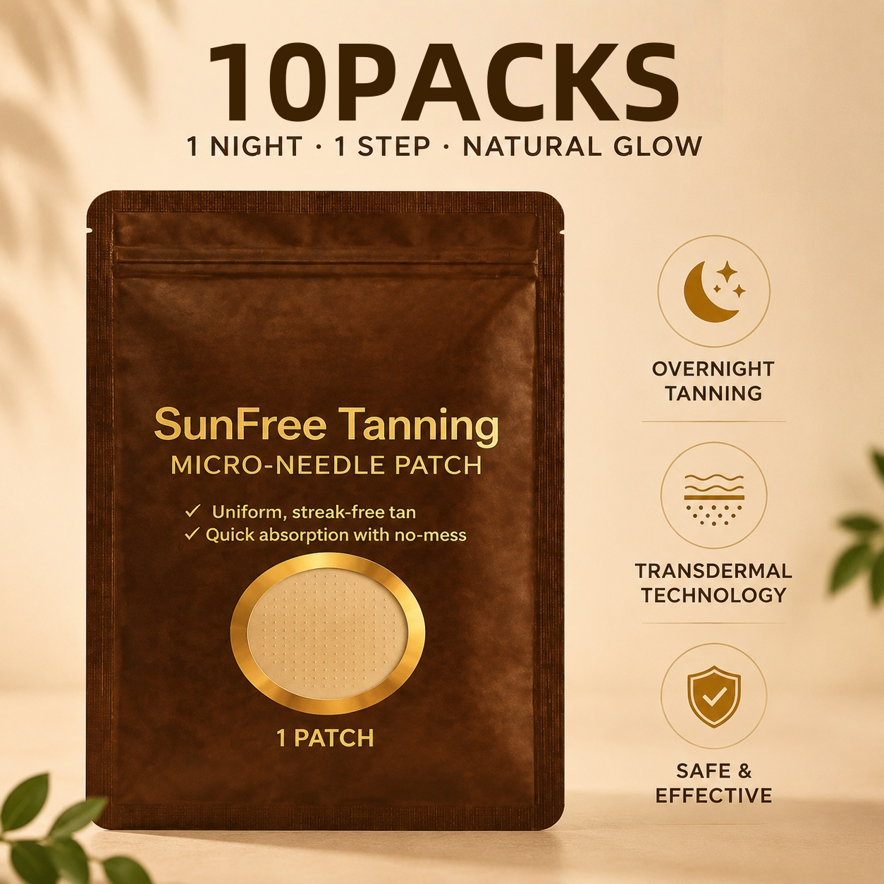 ☀️  Tan While You Sleep — No Sun, No Sprays, No Streaks-Q1