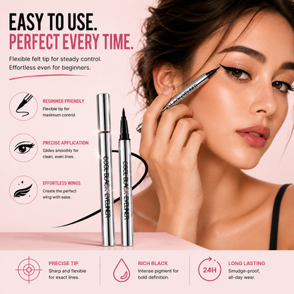 The Eyeliner ✨ for Perfect Wings 👁️ – Effortless Precision 💄 for Sharp, Clean Lines-QR