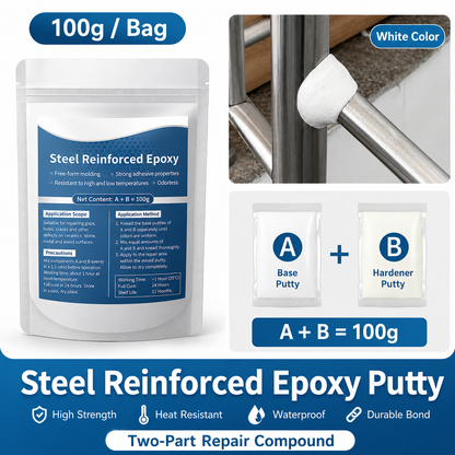 🛠️ Heavy-Duty Metal Repair Putty Glue – Strong Bond Repair Filler for DIY Fixes - DW